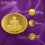 24K (999.9+) Purest 5g Lakshmi Gold Coin - Image 2