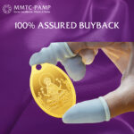 24K (999.9+) Purest 2g Laxmi Gold Oval Coin - Image 2