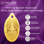 24K (999.9+) Purest 2g Laxmi Gold Oval Coin - Image 5