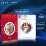 (999.9+) Purest 50g Vaishno Devi Silver Coin - Image 3