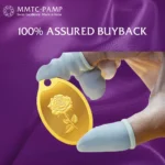 24K (999.9+) Purest 1g Rose Gold Oval Coin - Image 2