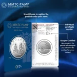 (999.9+) Purest 10g Ganesh Laxmi Silver Coin - Image 4